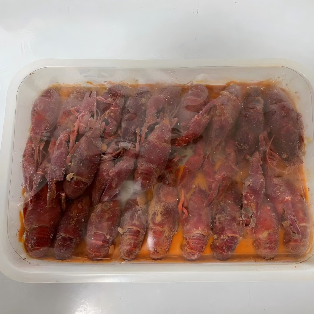 冷凍ボイルザリガニ　麻辣味　調理済み　味付け