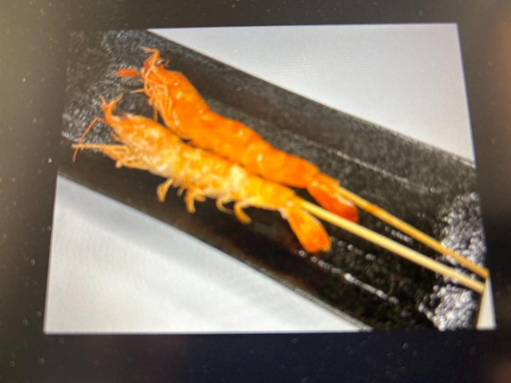エビ串（ソフトシェルブラックタイガー串）殻ごと/串焼き/えび串