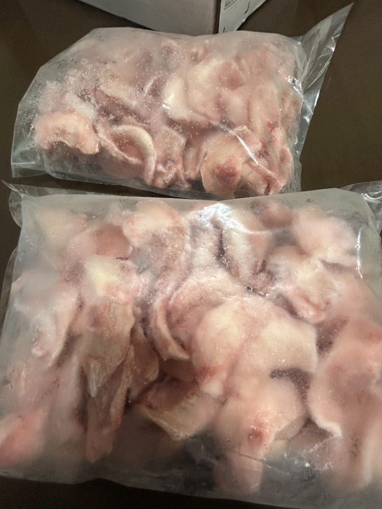 豚タン軟骨（豚白ナンコツ/クツベラ/べら）　IQF使いやすい