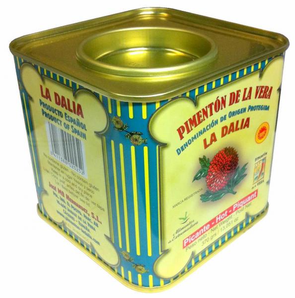 パプリカパウダーDOP370g缶　ピメントン　ドゥルセLA　DALIA1099