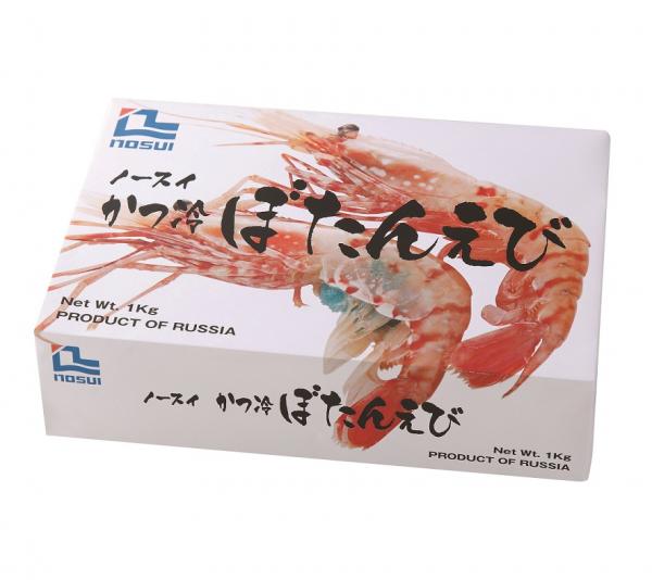 ☆かつ冷　刺身用ぼたん海老（メス）ＸＬサイズ1kgロシア産2077
