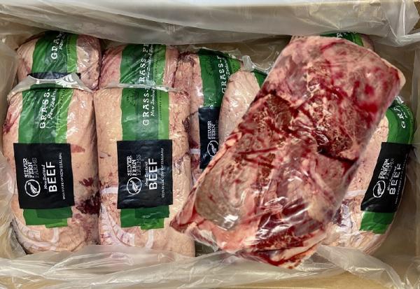 ◆NZ産牧草牛チークミート冷凍　ナチュラルビーフ　ホホ肉1132