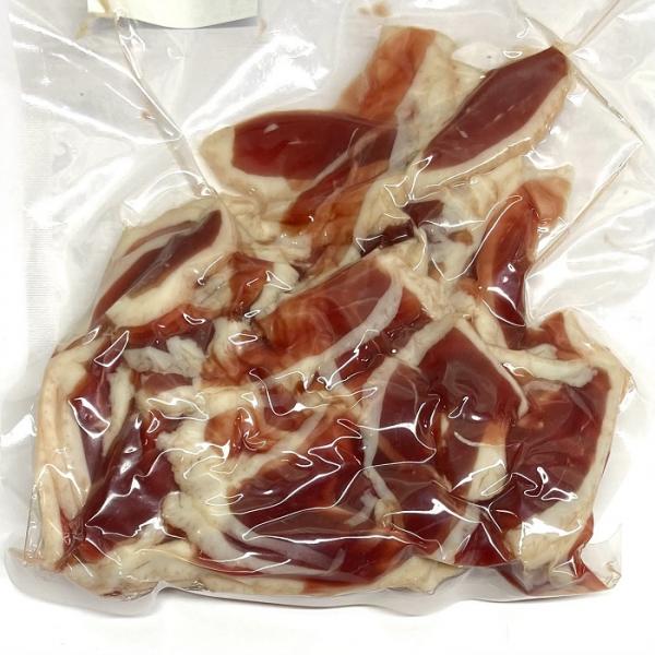 岩手がも生ハムスライス切り落とし500g／フランス岩塩熟成0307