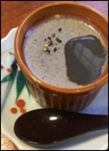 送料０円‼和風ぷりんの素（黒ごま）　500gアルミ　1897