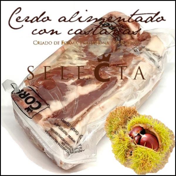 ◆ケース特価！スペイン産ガリシア栗豚肩ロース／COREN社1030
