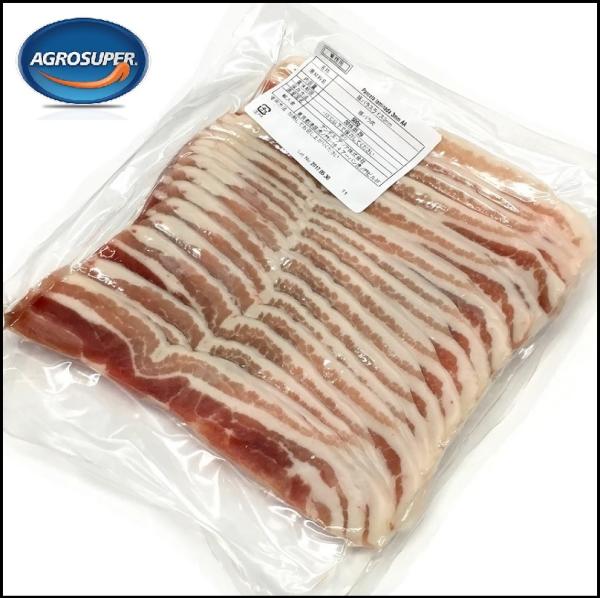 バラ肉 アグロスーパー豚バラ3mmスライス500gパック／0725