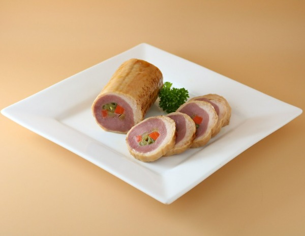 1本〜紅茶鴨ジャンボ三色巻き550ｇ／合鴨ロール巻き0203