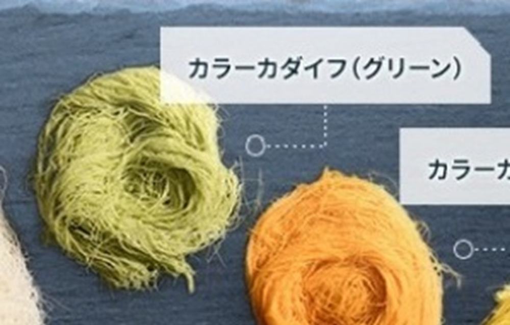 カラーカダイフ（グリーン）　中東ルーツの細麺状の生地1545