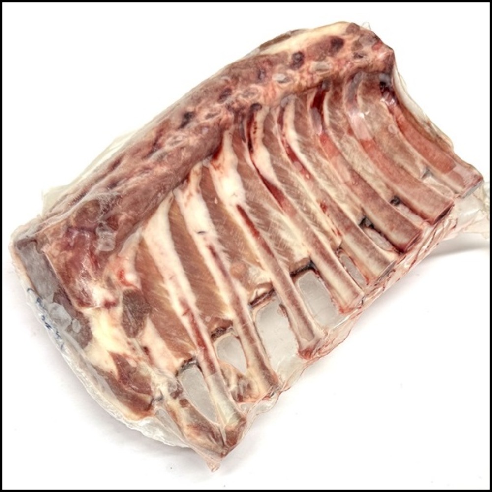 ◆1パックAUSTラムフレンチラック9リブ／背骨バラ先除去済み1054