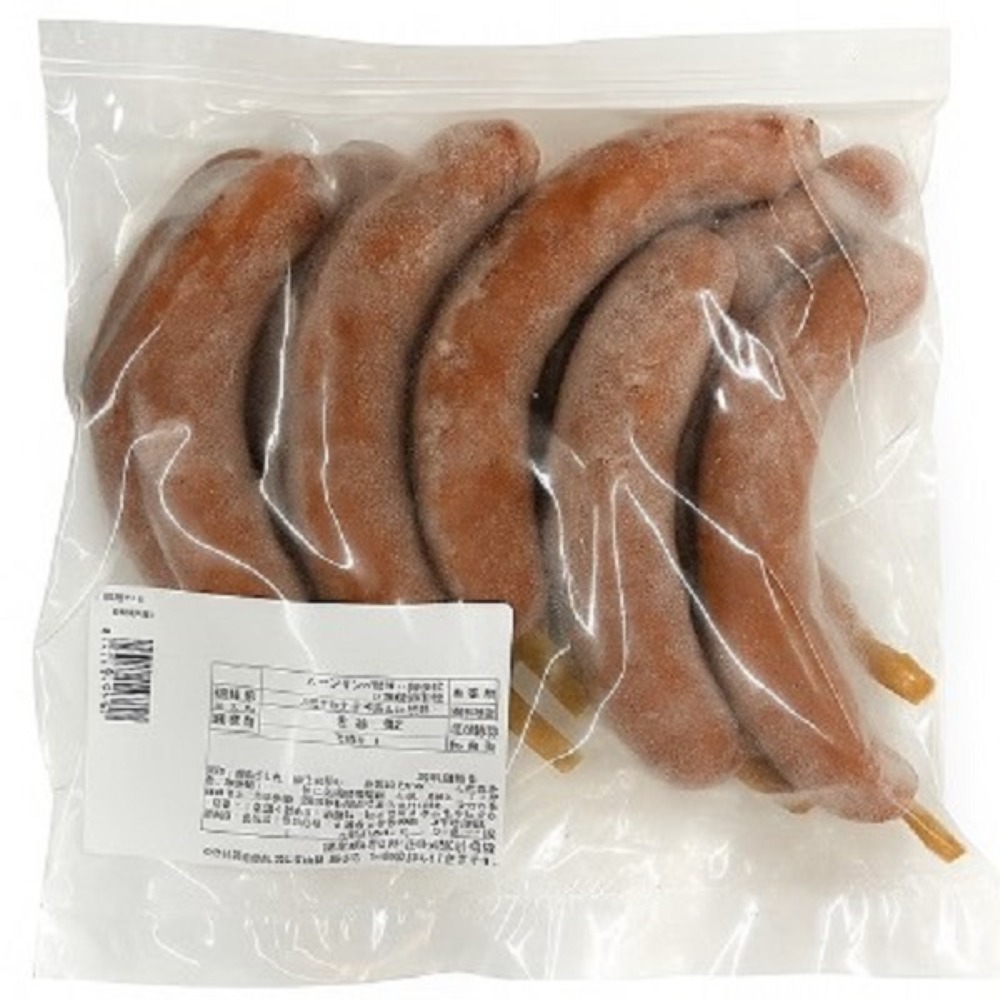 国産黒豚入りジャンボ骨付きフランク100g　TS1658