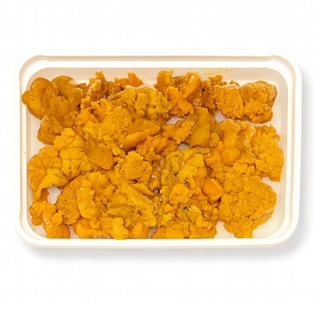 1PC！冷凍うに100gバラ端材Cグレード無添加ブランチングXN1696