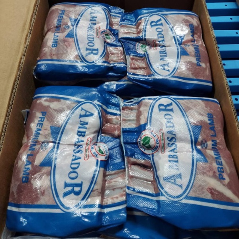 ◆ラムフレンチショルダーラック4リブ/仔羊骨付き肩ロースTP1408