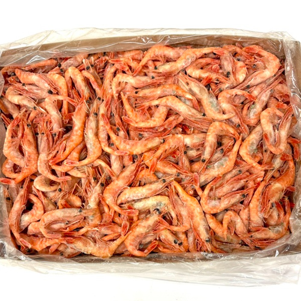 ☆殻ごと香ばしい甘海老IQF（唐揚げ用原料）1kgパック　NS2046