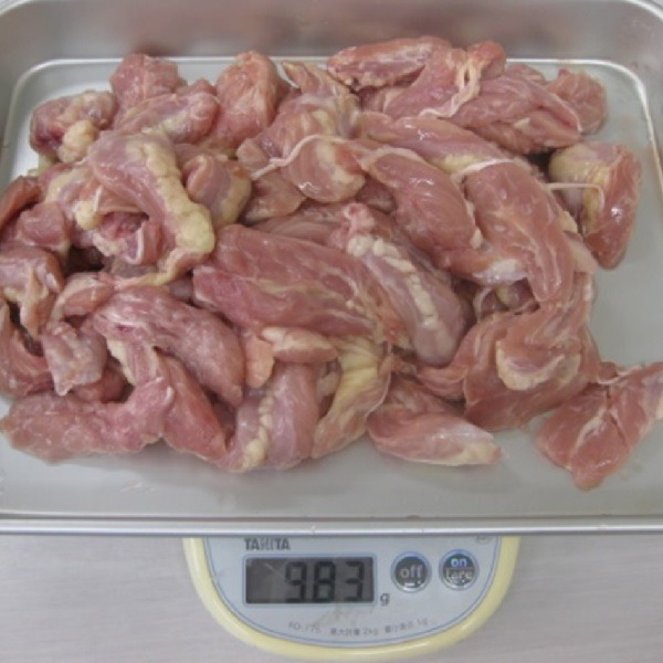 12kg特価！ブラジル産せせり肉1kgパック／若鶏首小肉BS0278