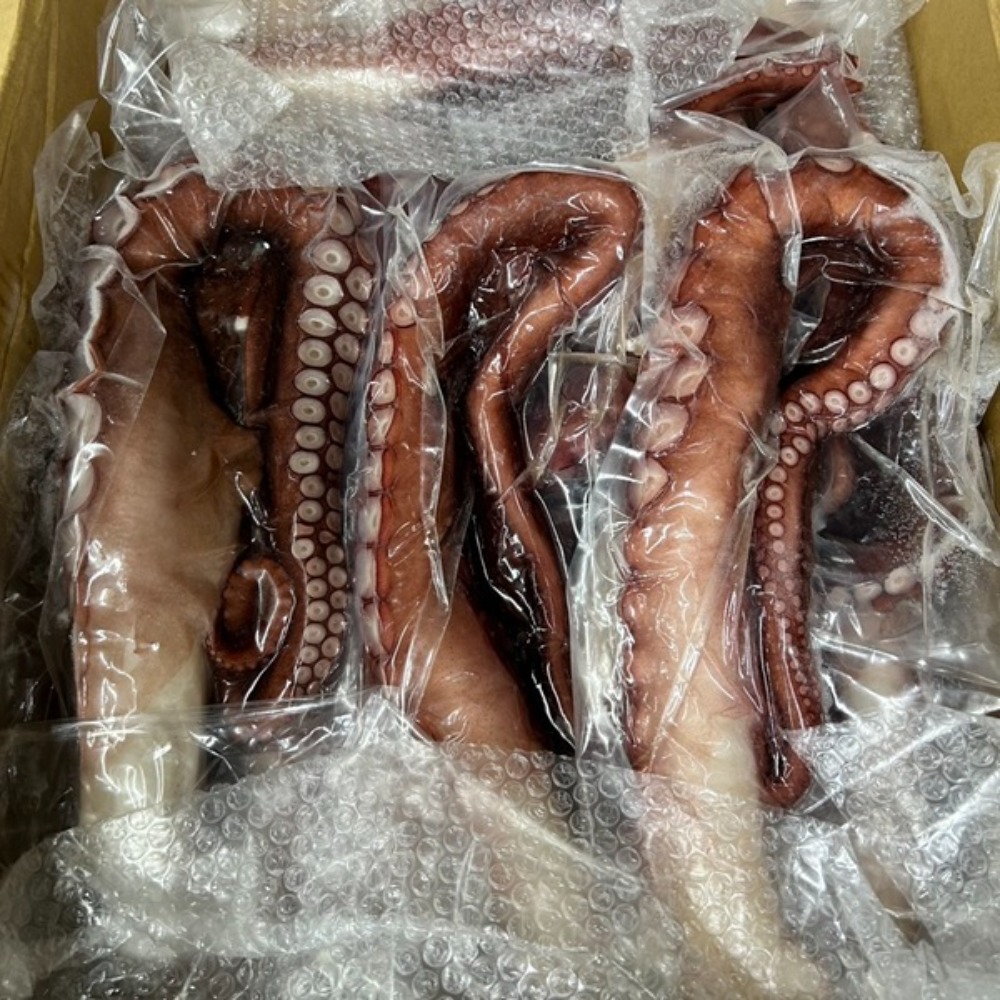 北海道産ブランチ水ダコ足（生食用）5kgx2箱／4-6サイズRG0388