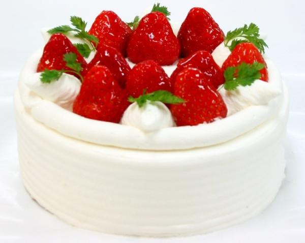 デコレションケーキ半製品・プレーン・5号・15cm