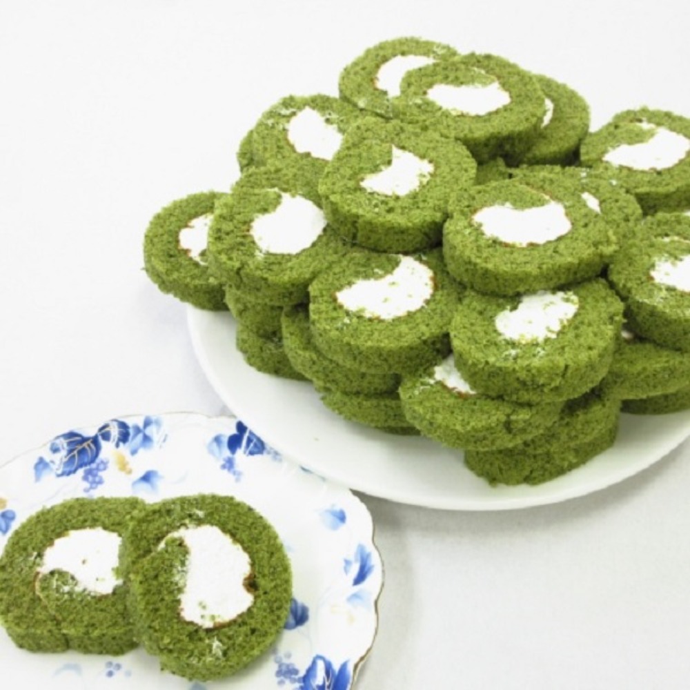 抹茶ロールケーキ・46カット＠86/１カット/税込