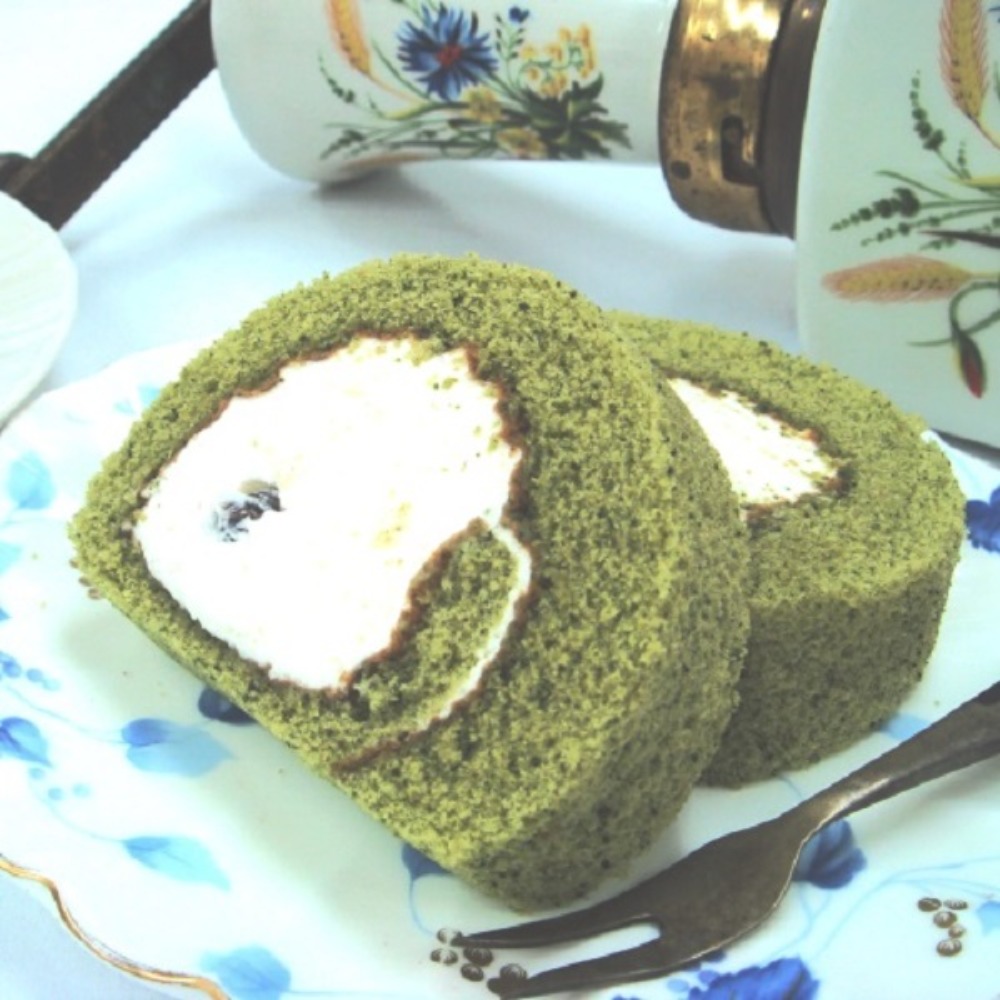 抹茶ロールケーキ・46カット＠86/１カット/税込