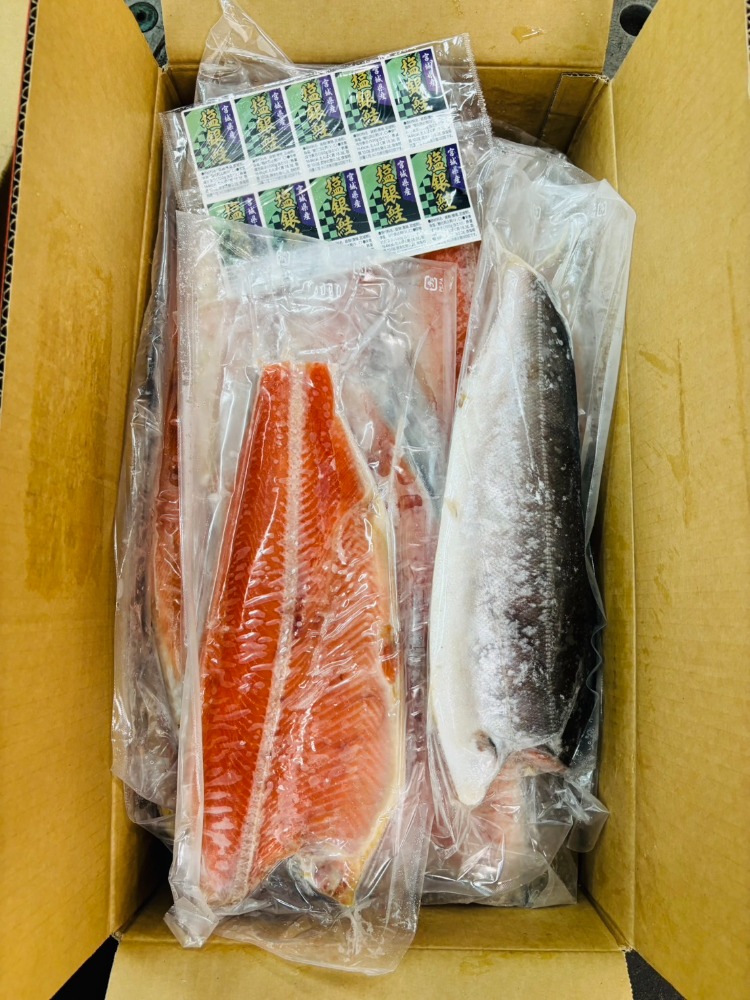 国産定塩銀鮭フィレ(宮城産）　養殖