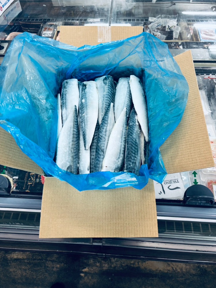 ノルウェー産　脂がのった冷凍無塩サバフィーレ　　5ｋ30枚