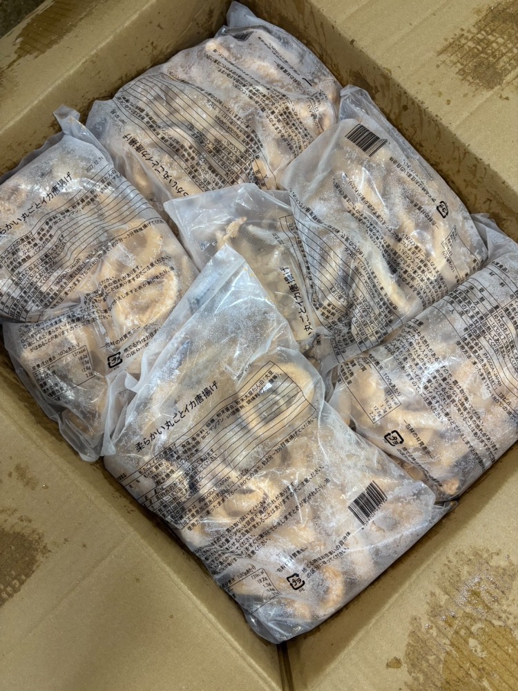 丸ごとイカの唐揚げ　1ｋ