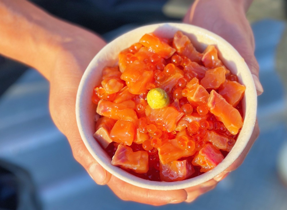 鮭といくらの知床漬け