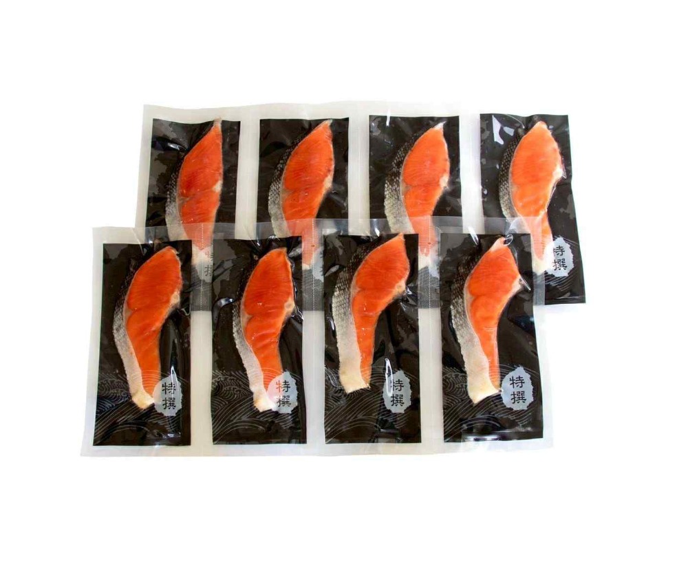 紅鮭切り身ギフトセット　80gx8切　化粧箱入り