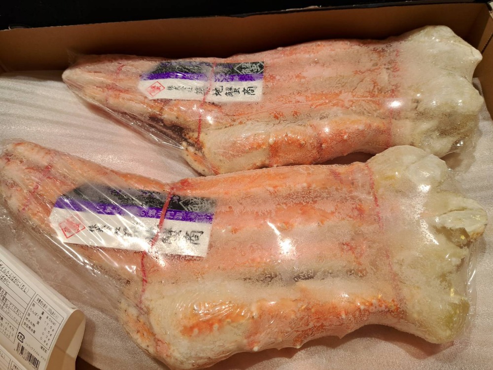 冷凍ボイルタラバガニ4L　1ｋ/肩