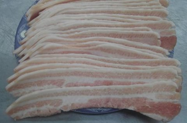 アメリカ産　豚バラ　4.0ｍｍ　スライス　14kg　焼き肉等