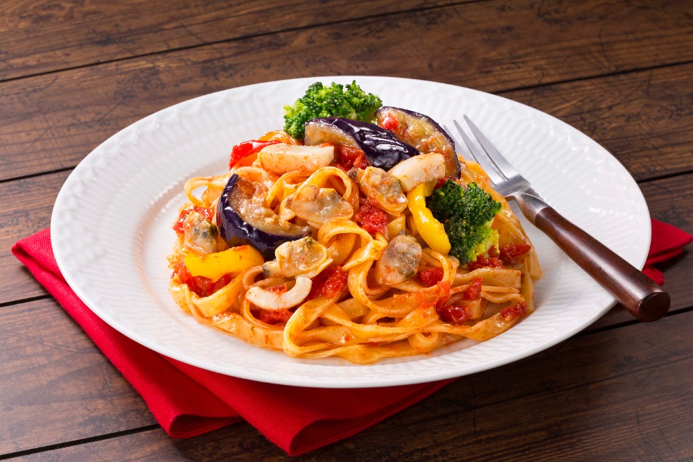 【レンチンのみ】海鮮トマトパスタ　1人前300gx12袋　■37171