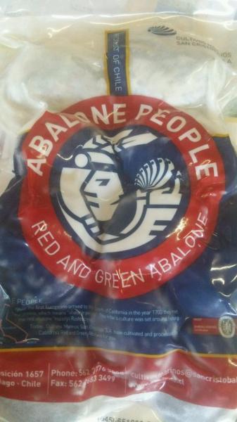 チリ産　殻付あわび　1Kg（約10粒）x10Ｐ