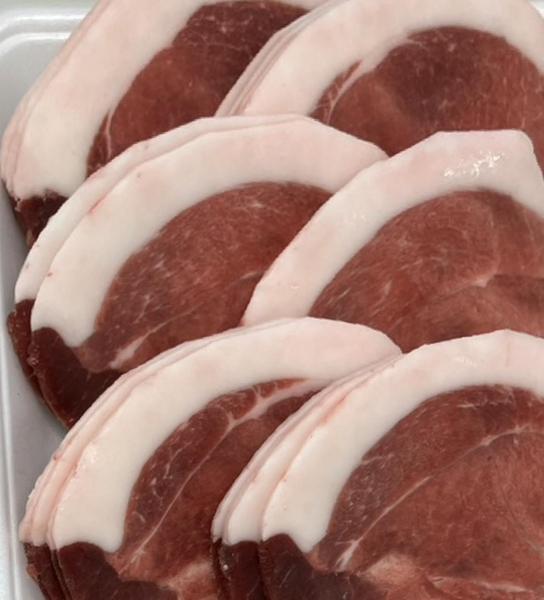 国産　若猪肉　中巻ロール　スライス　500ｇx20Ｐ　冷凍