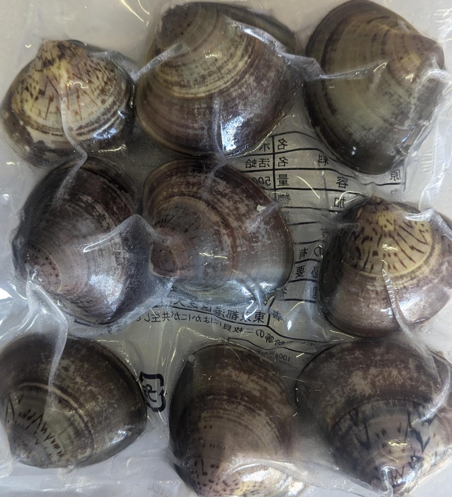 両貝ボイル蛤　500g（約9個〜11個）x20P　冷凍　業務用