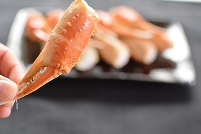 ボイルズワイ蟹カニ爪リングカット　26/30