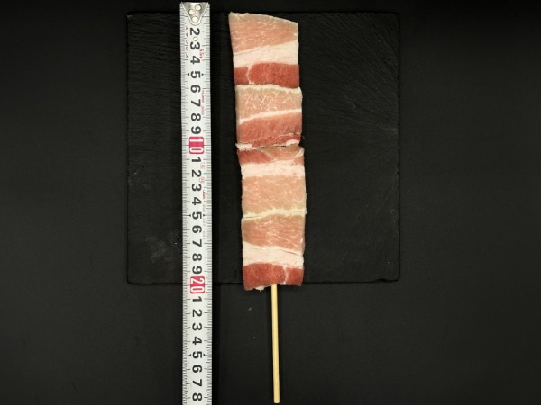 【ジャンボ串】豚バラ串　90g