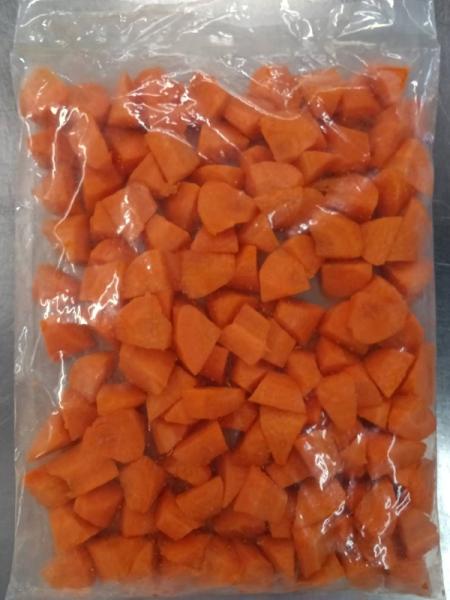 冷蔵　カット野菜　人参（にんじん）乱切り／HACCP認証工場　