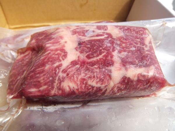 天然上霜入り馬刺　