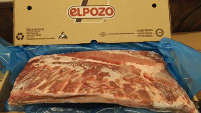 １枚売り【スペイン産】豚バラ　シートベリー約3.3kg　